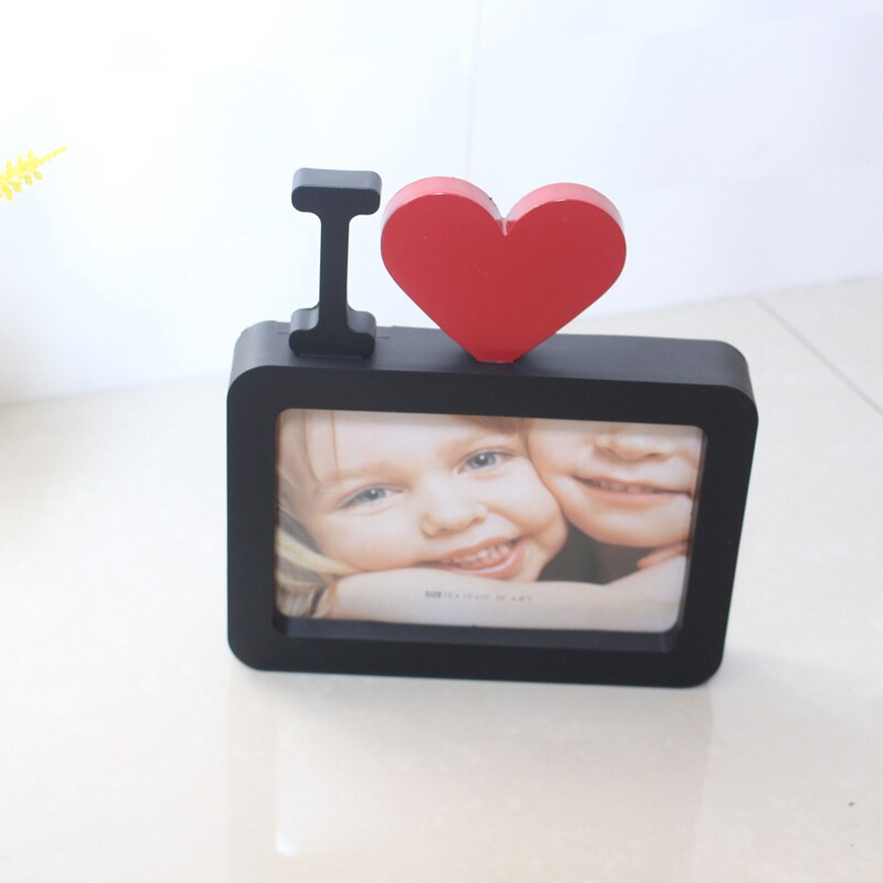 6 Inch Photo Frame Table Red Heart Love Picture Fr... – Grandado