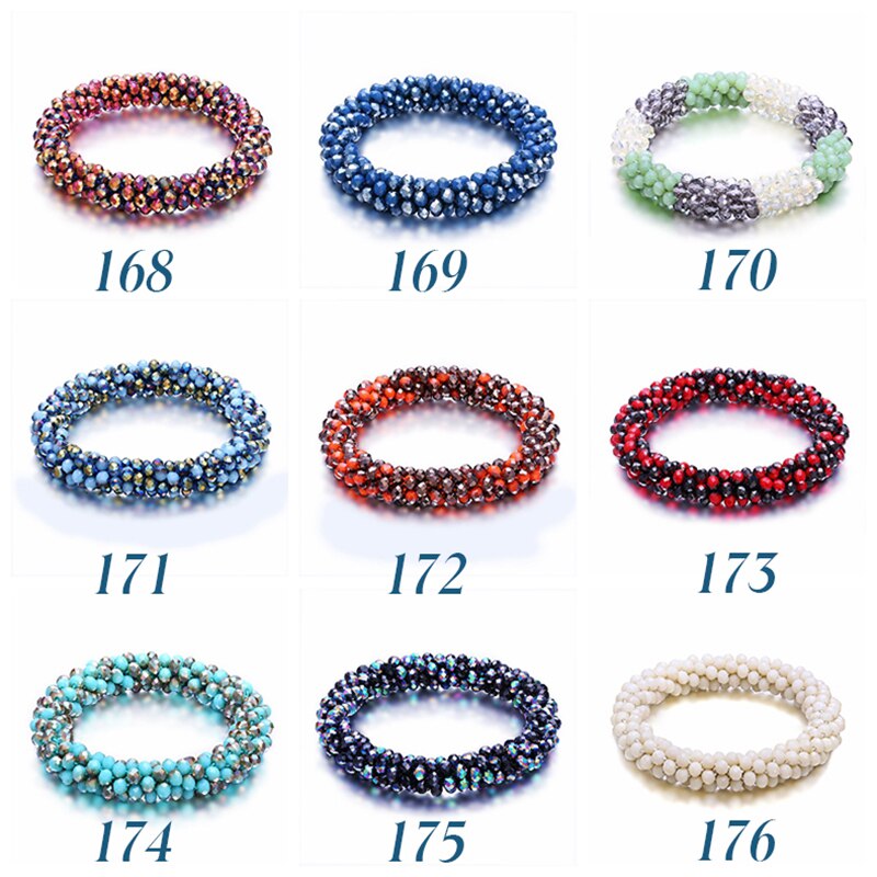 Multicolor Handgemaakte Gehaakte Glas Seed Bead Nepal Boho Armband