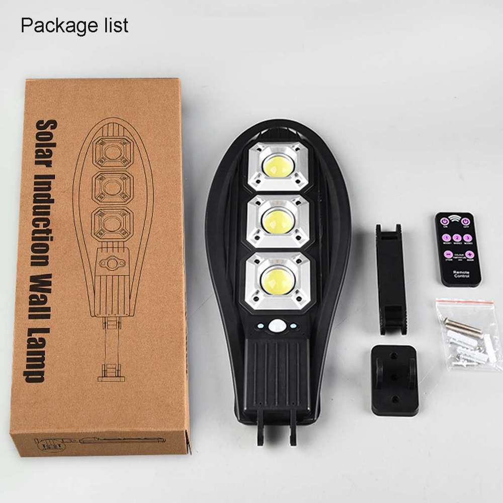 64/90COB Led Solar Light RIP Motion Sensor Wall Lamp Outdoor Street Garden Waterproof Super Bright Lighting with Remote Control