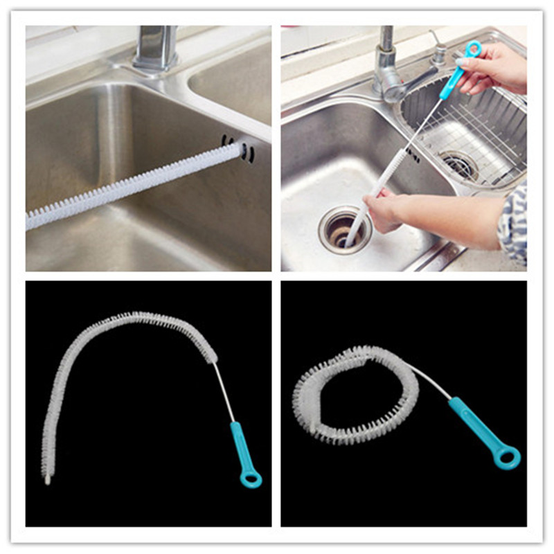 Bathroom Kitchen Sink Drain Cleaners 1PC Sink Hair Cleaning Hooks Style Floor Drain Sewer Home Kitchen Practical Tool