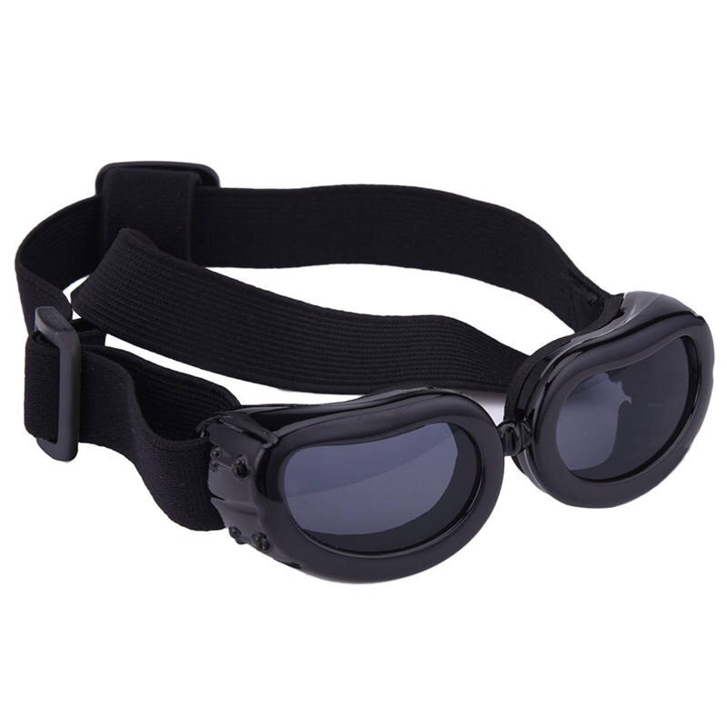 Składany zwierzę domowe okulary przeciwsłoneczne dla psa małe duże okulary dla psów duże zwierzę domowe okulary ochronne dla psów gogle ochronne okulary UV 4 kolor 1 sztuk: czarny