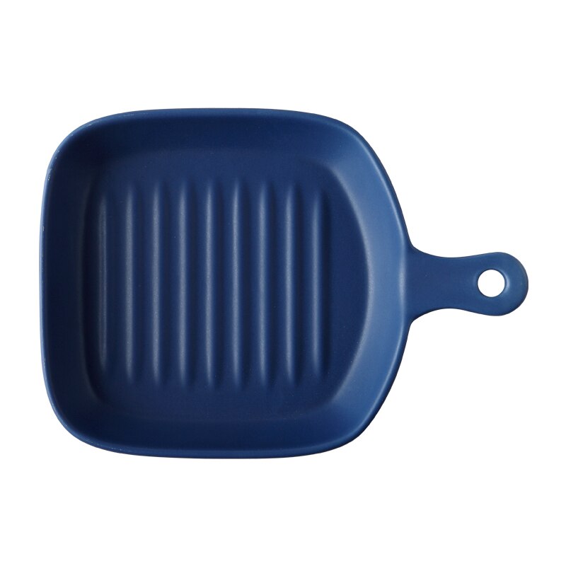 Nordic ceramic dish oven dish baking dish barbecue dish baking dish deep dish flat dish restaurant tableware household