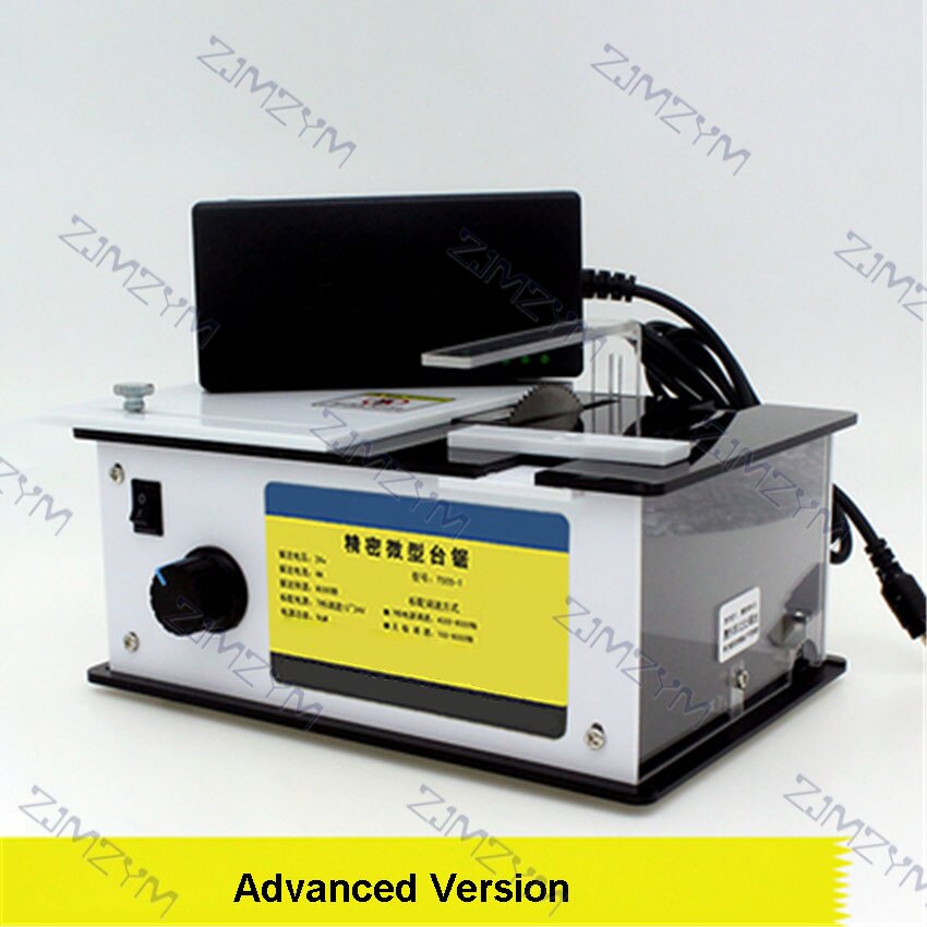 T555-1 96W Mini Precision Table Saws Handmade Woodworking Bench Saw Multifunctional Electric Bench Saw DIY Cutting Circular Saw
