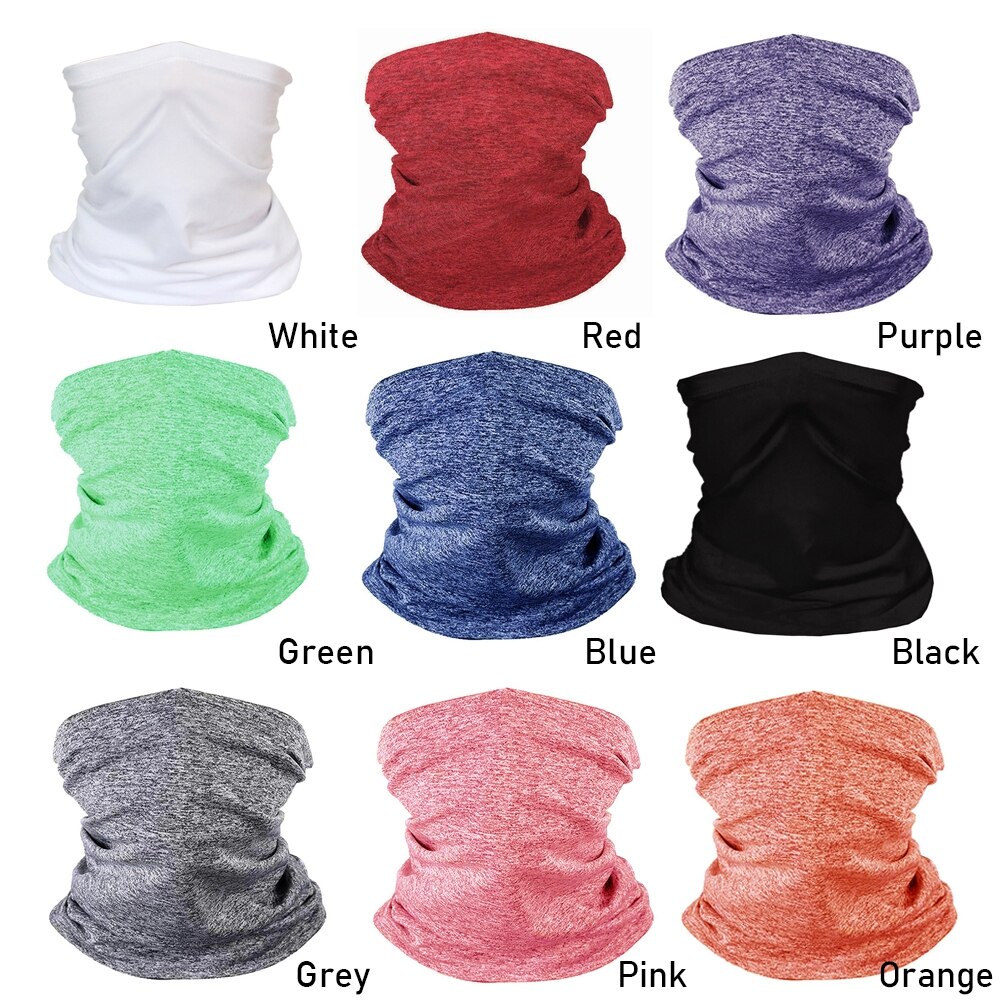 1pc lapsen puhtaan värin maaginen huivi näkymätön tasku puolikasvot kaulasuojus huivi pölytiivis bandana ulkopyöräilyvaruste