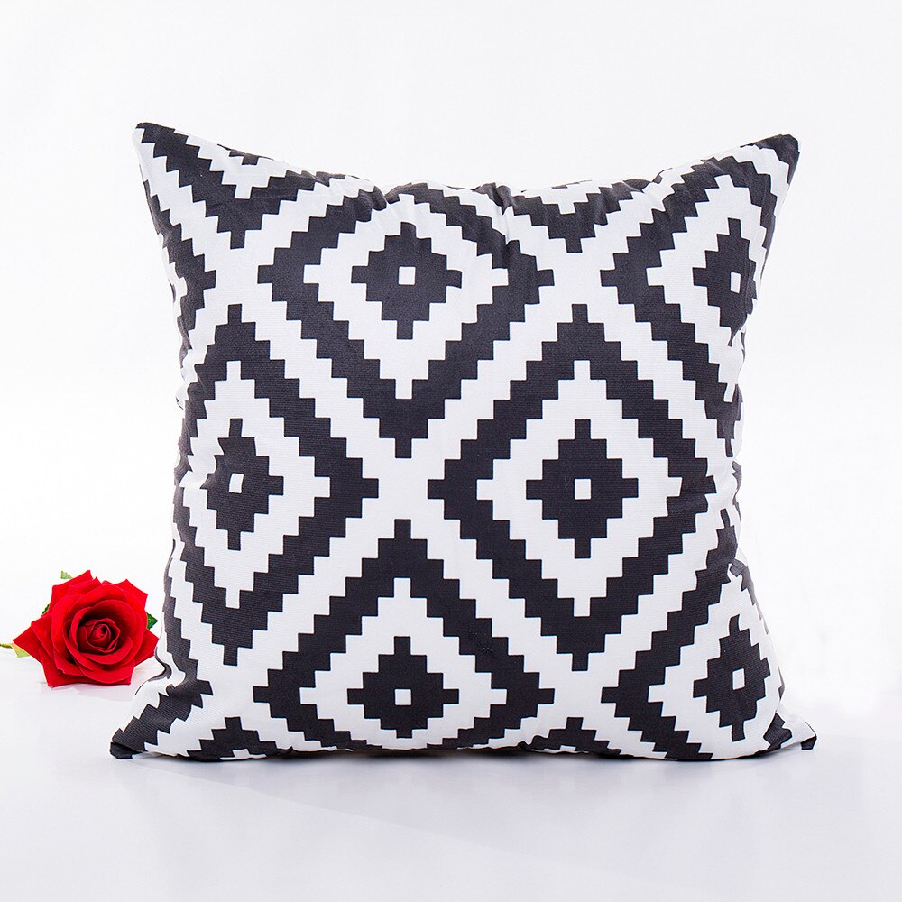 Polyester Geometrische Kussenhoes Kamer Decoratie Kussen Sofa Taille Throw Home Decor Kussen Case Наволочки Декоративные: B