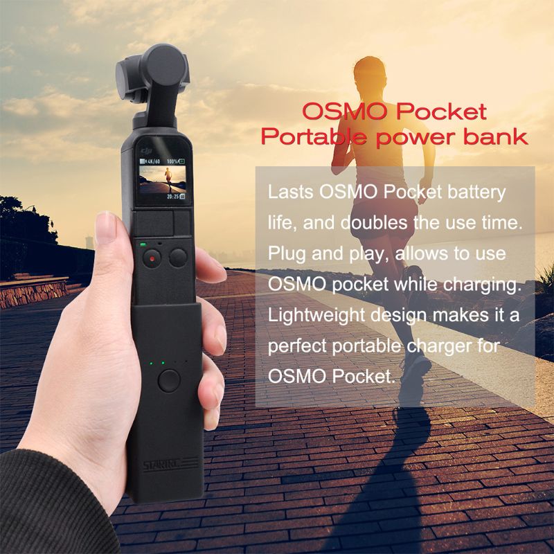 Gimbal Charger Power Bank Stand - USB Type-C Portable Holder for DJI Osmo Pocket