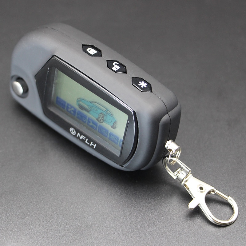 A91 Lcd Remote Controller 2 Way Car Alarm Key For Starline 91 Engine Starter Starline A91Uncut Blade Fob Keychain Body Remote