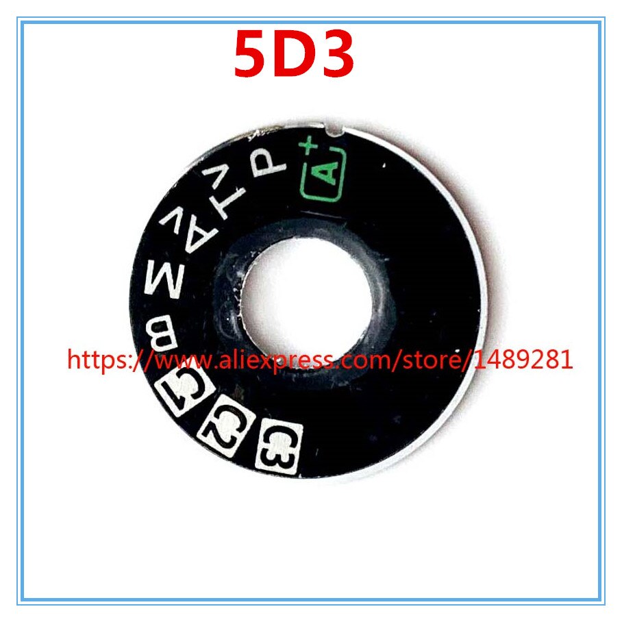 Top Cover Function Dial Model Button Label for Canon EOS 5D Mark III / 5D3 5DIII Top Function Digital Camera Repair Part