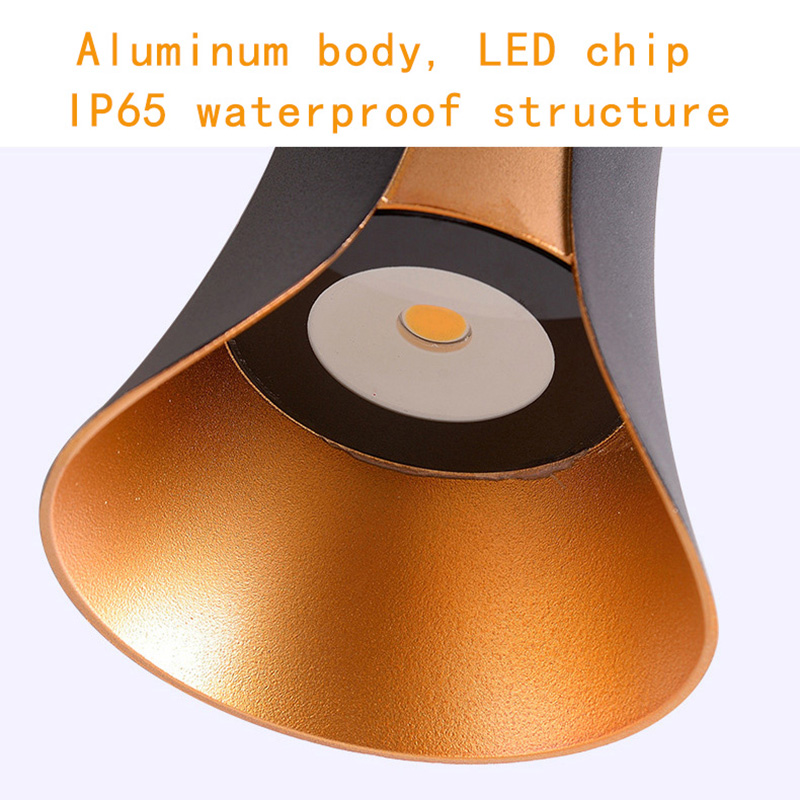 Buitenwandlamp Waterdichte Ip65 Nordic Retro Stijl Led Verlichting Tuin Binnenplaats Buitenmuur Gang Foyer Garage AC85-265V