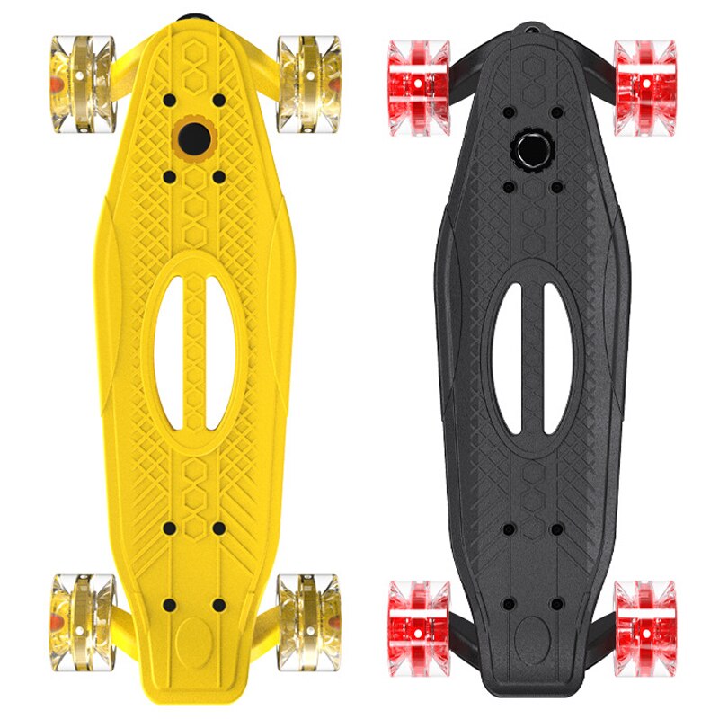 Jusenda Penny Board 21in Mini Cruiser planche à poisson enfants Scooter Longboard rebond Flash roue pour filles planche à roulettes complète