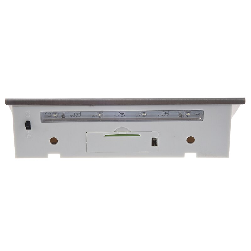 18cm solar 4 led rustfrit stål husnummer lys solcelle lampe husnummer hus lampe