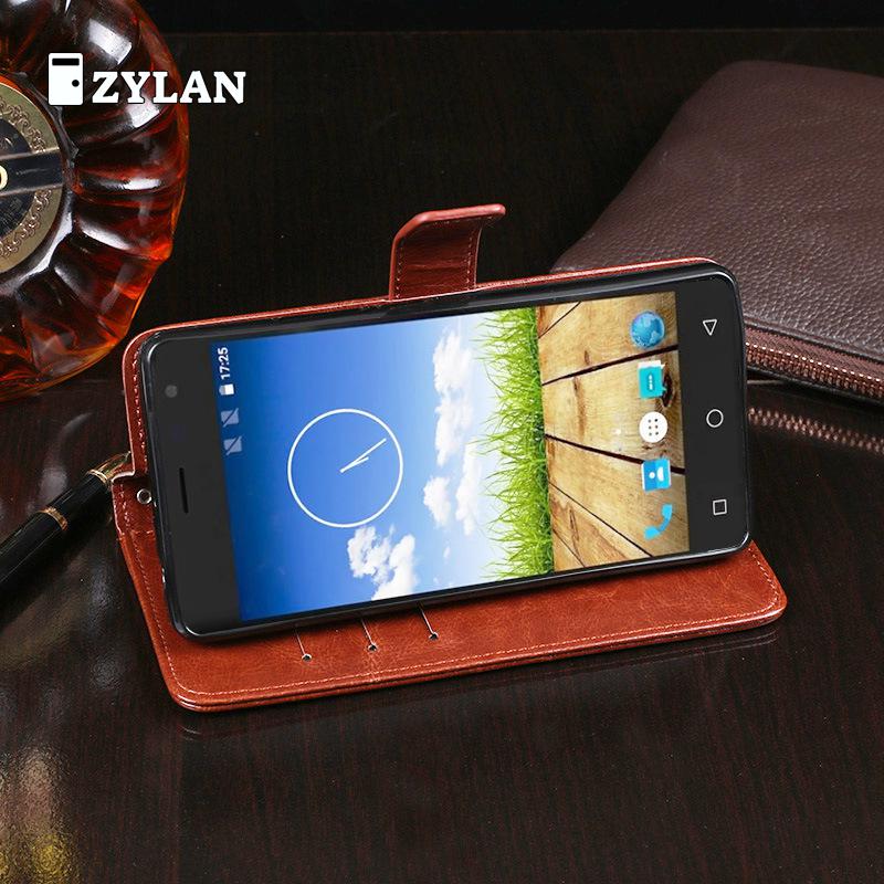 ZYLAN For Coque Micromax Q415 Case Wallet Flip Leather Back Skin Capa For Micromax Canvas Pace 4g Q415 Q 415 Cover Fundas &
