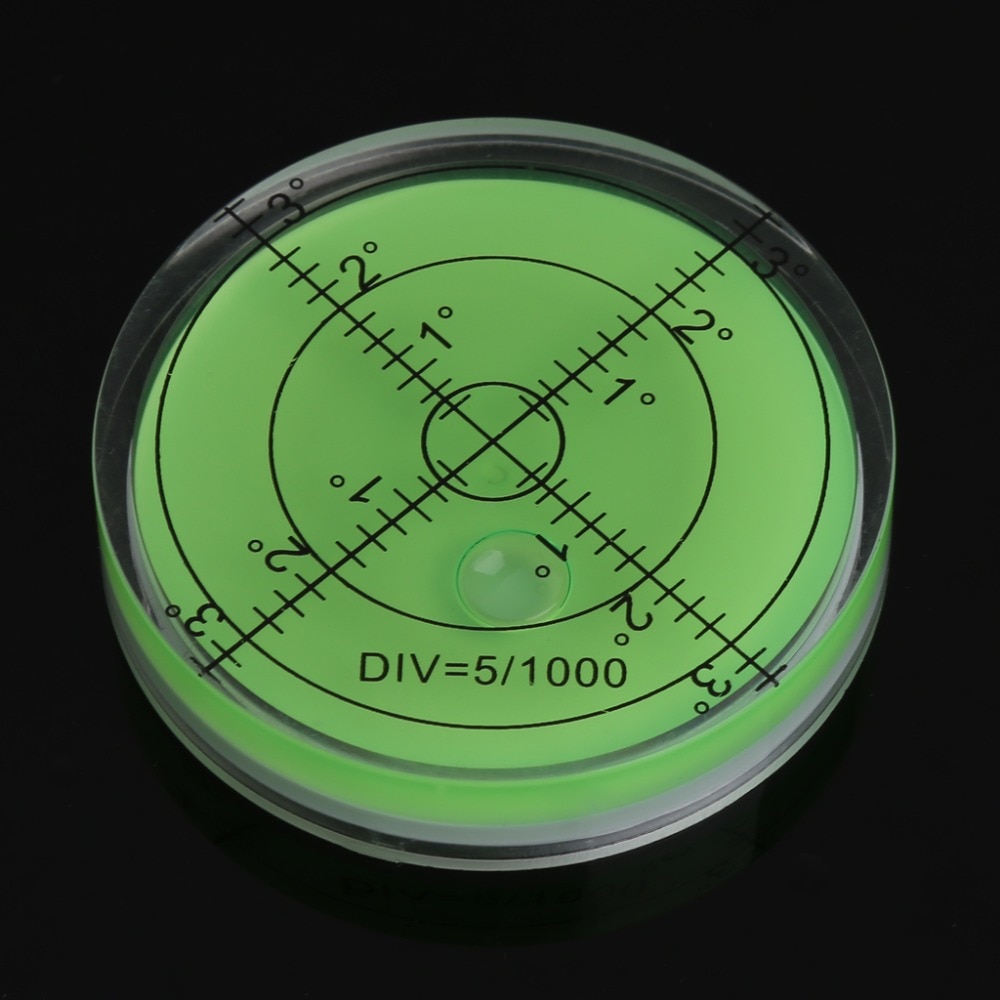 Aneng 60mm grote waterpas met waterpas, graadmarkering, cirkelvormig meetpunt
