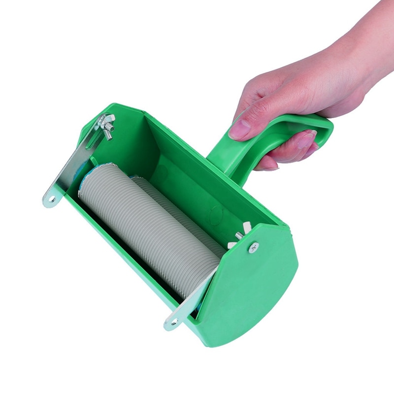 Diy With Handle Paint Roller Monochrome Paint Wall Texture Wallpaper Pattern Roller Home Improvement Tools