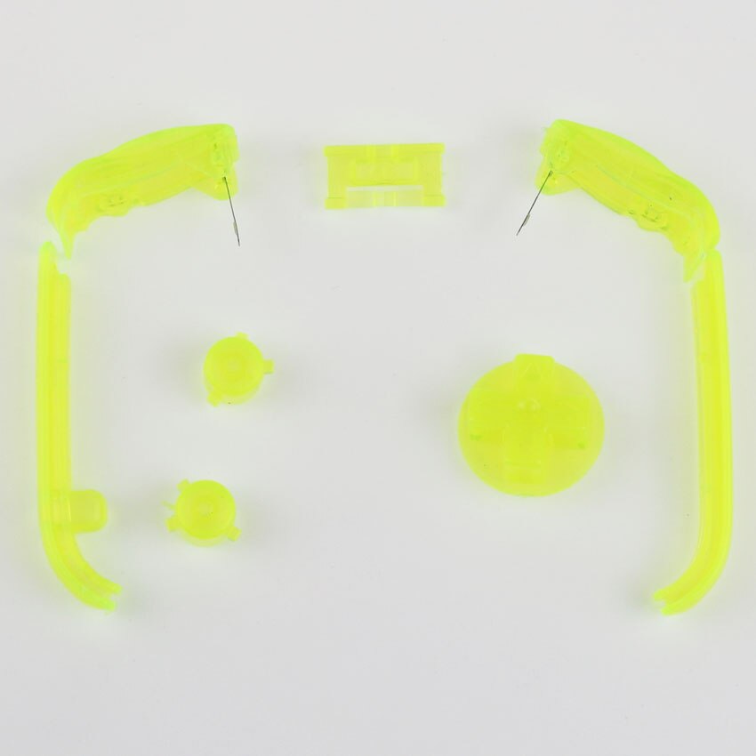 Dla nintendo GBA przyciski Gameboy advance kolor przycisk dla GBA LR przycisk konserwacja akcesoria zamienne 16 kolorów: clear  yellow