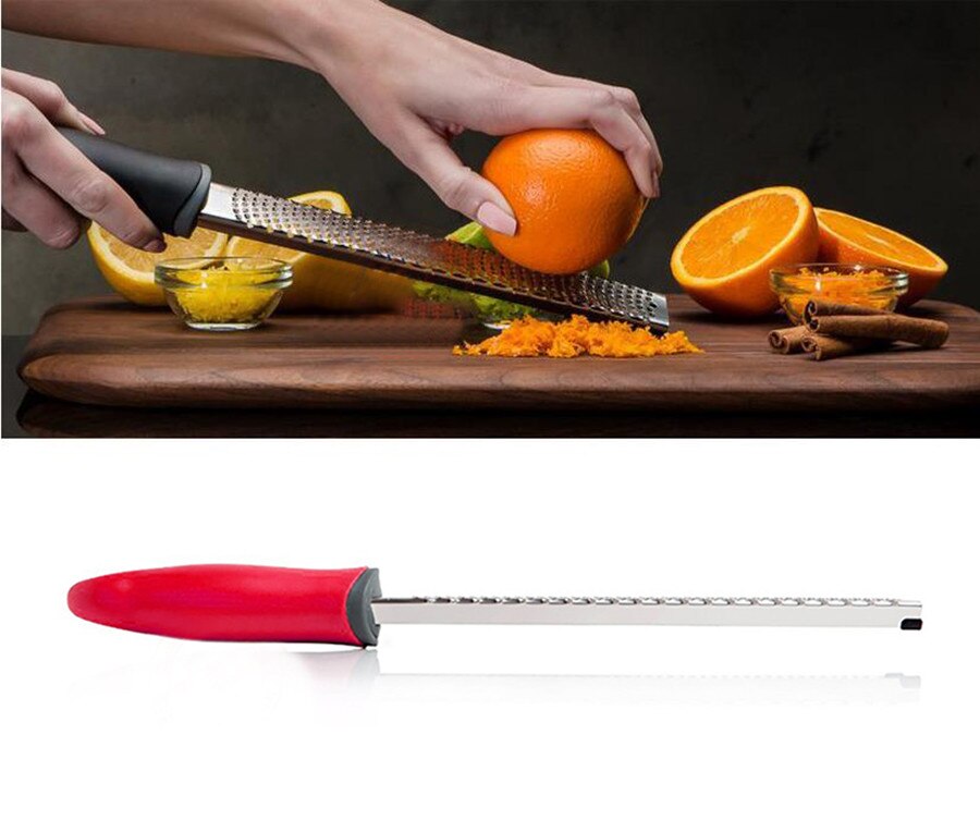 25#Citrus Lemon Zester & Cheese Grater-Parmesan Cheese Lemon Ginger Garlic Nutmeg, Chocolate Vegetables Fruits Kitchen Tools
