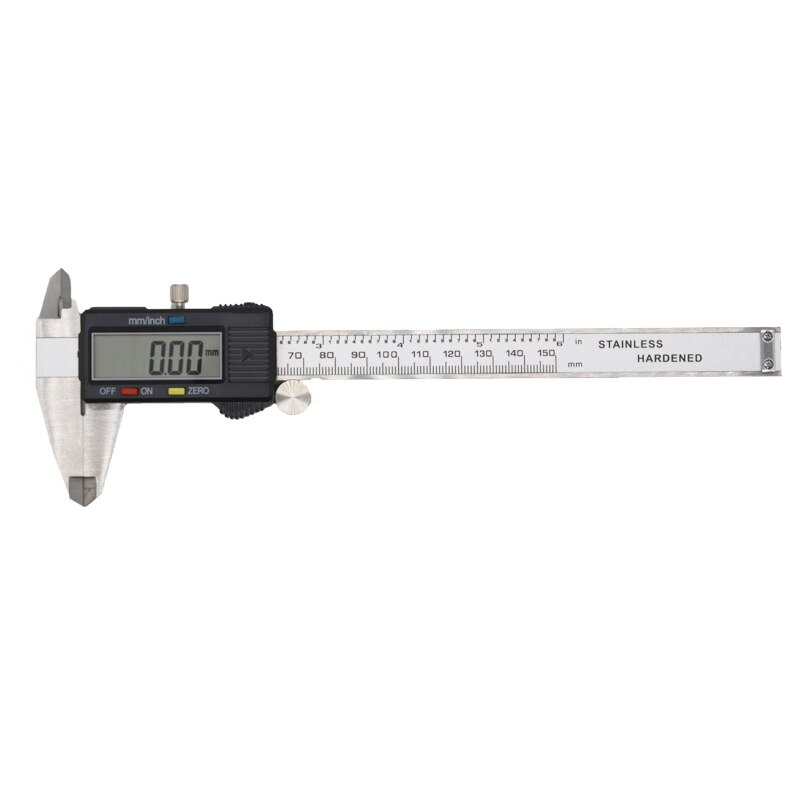 150mm Metal calipers Measuring tool Stainless steel digital caliper 6in Electronic vernier calipers Measuring instrument: only a caliper