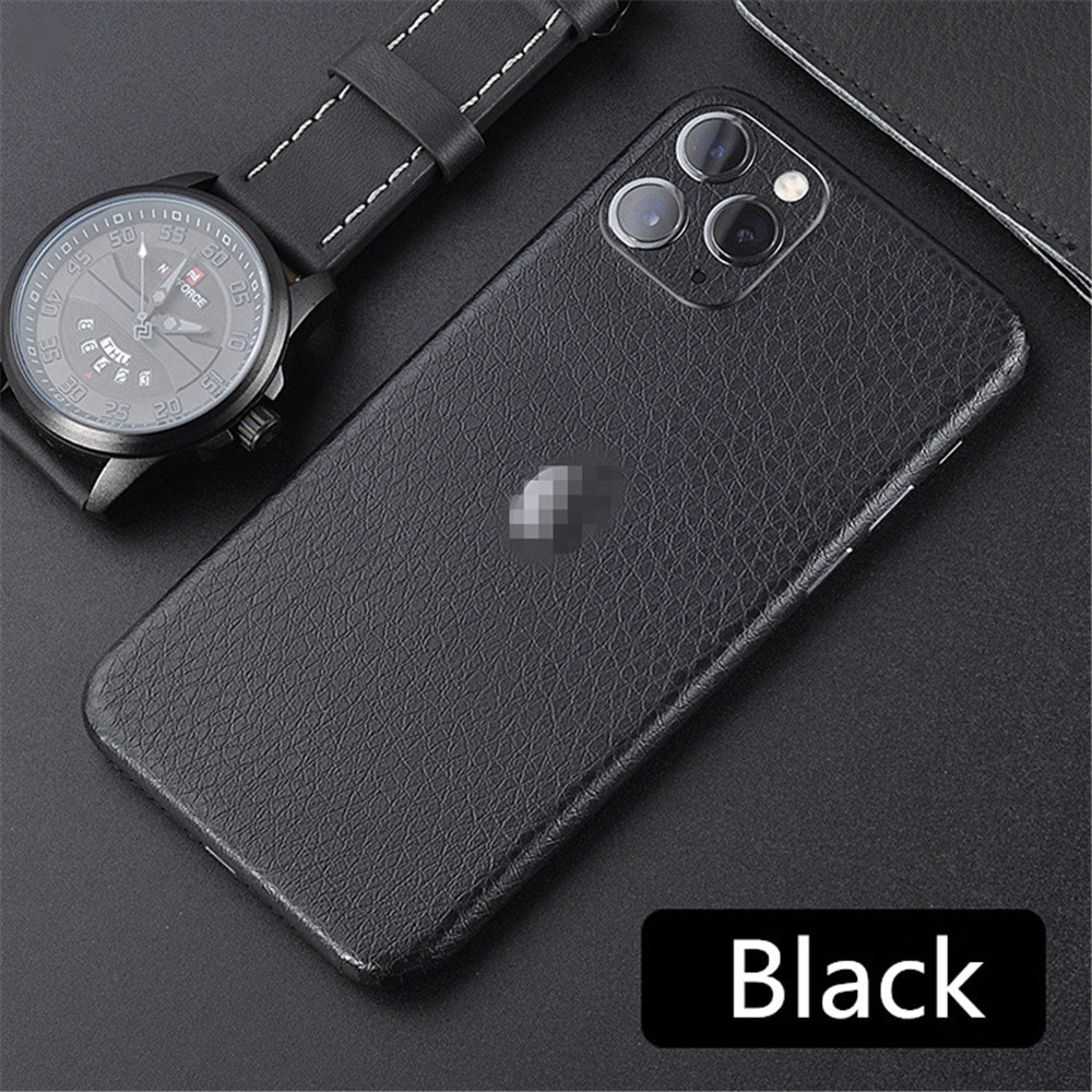 Für iPhone 11 Profi MAX Zurück Aufkleber Zurück Film Leder Aufkleber Zurück Abdeckung Film Ultra Dünne Aufkleber Für iPhone 11 Profi MAX