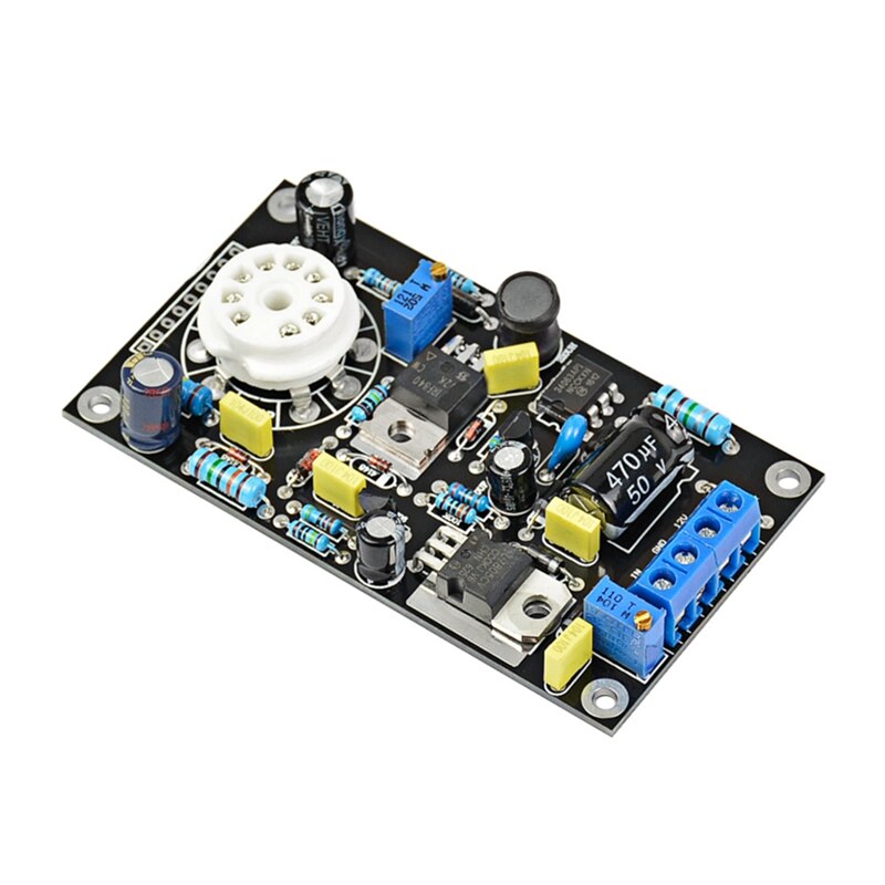 6E2 Tube Voorversterker Board Vacuüm Buis Drive Voorversterker Dac Audio Led Level Indicator Meter Vu Laagspanning