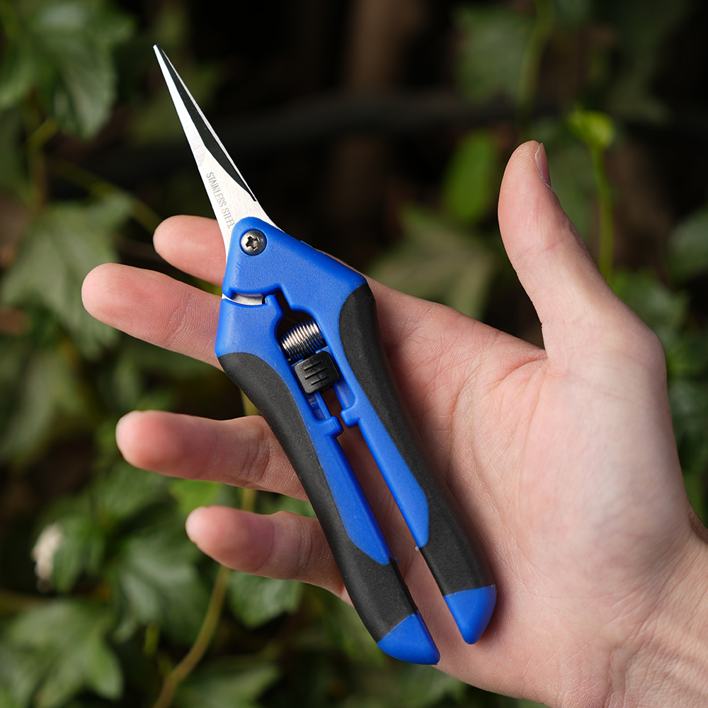 Mini Gardening Scissors for Pruning, Fruit Pruning, Pruning, Grape Picking, and Gardening Tools: black