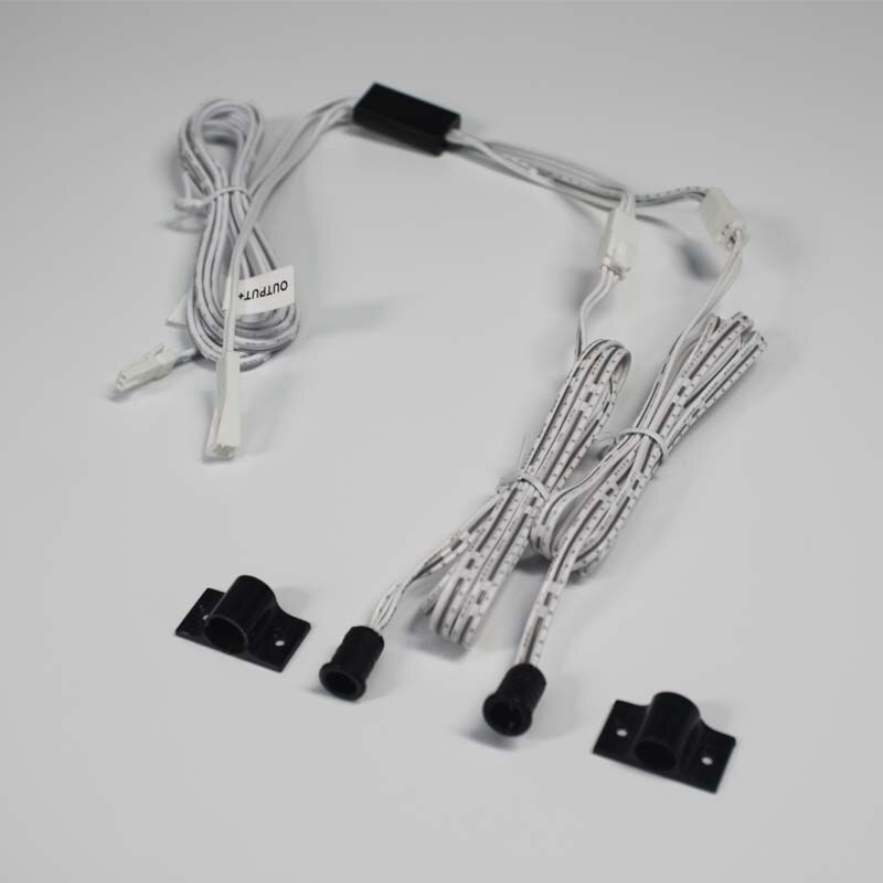 DC 12V Automatic On Off switch LED Strip PIR Body Infrared Motion Sensor Detector Switch LED Strip Light For Cabinet Wardrobe: double induction