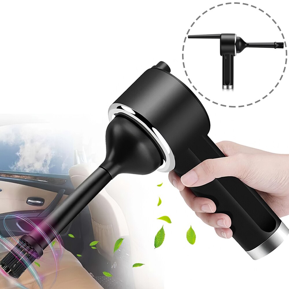 Wireless Vacuum Cleaner Compressed Air Blower Cordless Air Duster Clean Blower Tool Vacuum Cleaner For Car Home Laptop