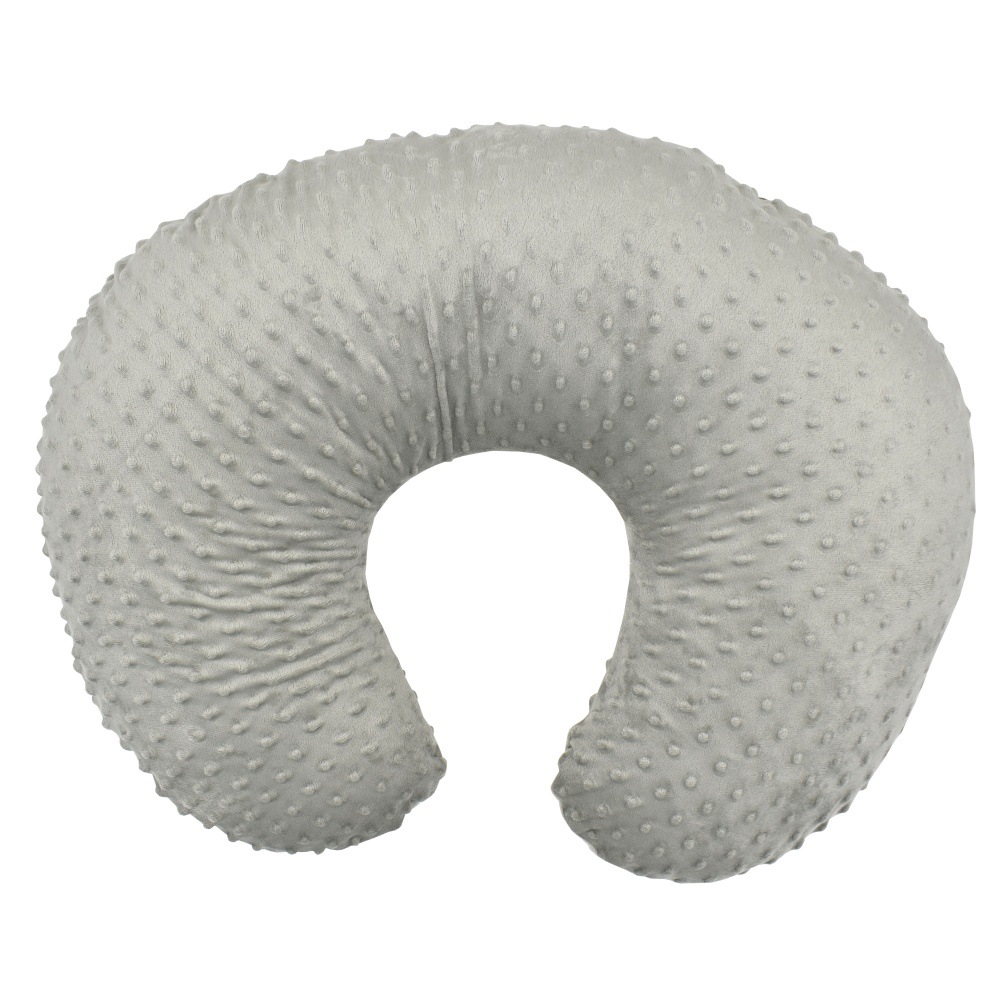 Housse d&#39;oreiller d&#39;allaitement en forme de babyU, fonction oreiller assis, housse d&#39;oreiller d&#39;allaitement super douce, accessoires pour bébé: GRAY