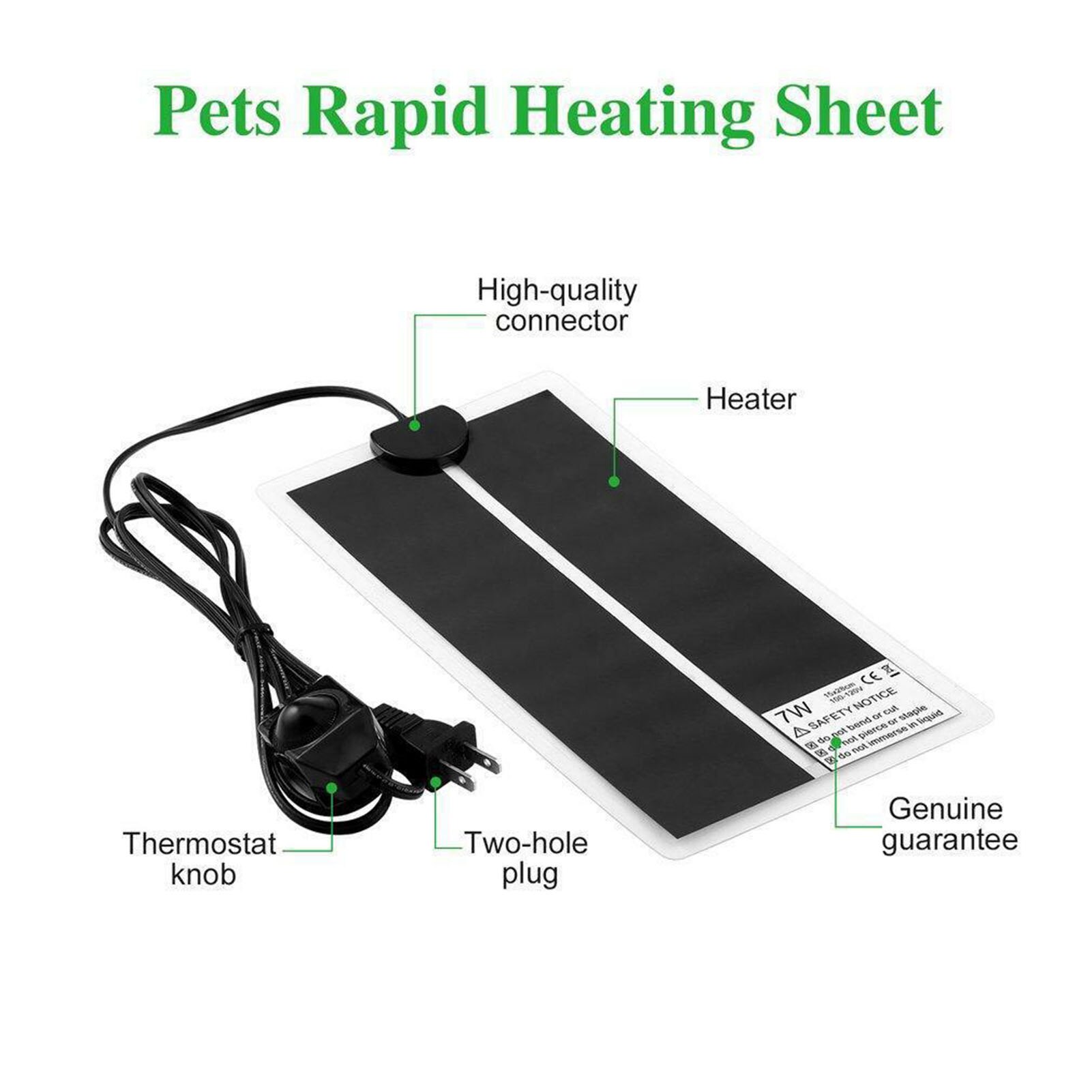 Reptile Heating Pad 20W Reptile Heat Pad With Temp... – Grandado
