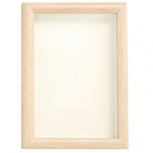 Log Oak-marco de fotos de vidrio colgante de madera, soporte de fotos para tablets, marcos de presentación, decoración para dormitorio y sala de estar, 1 Uds.: Original Wood Grain7