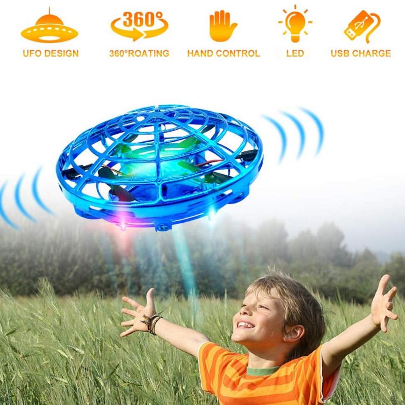 Mini Drone UFO Handbediende RC Helicopter Simulators Drone Infrarood Inductie Vliegtuigen Vliegende Bal Speelgoed Voor Kind kerstcadeau