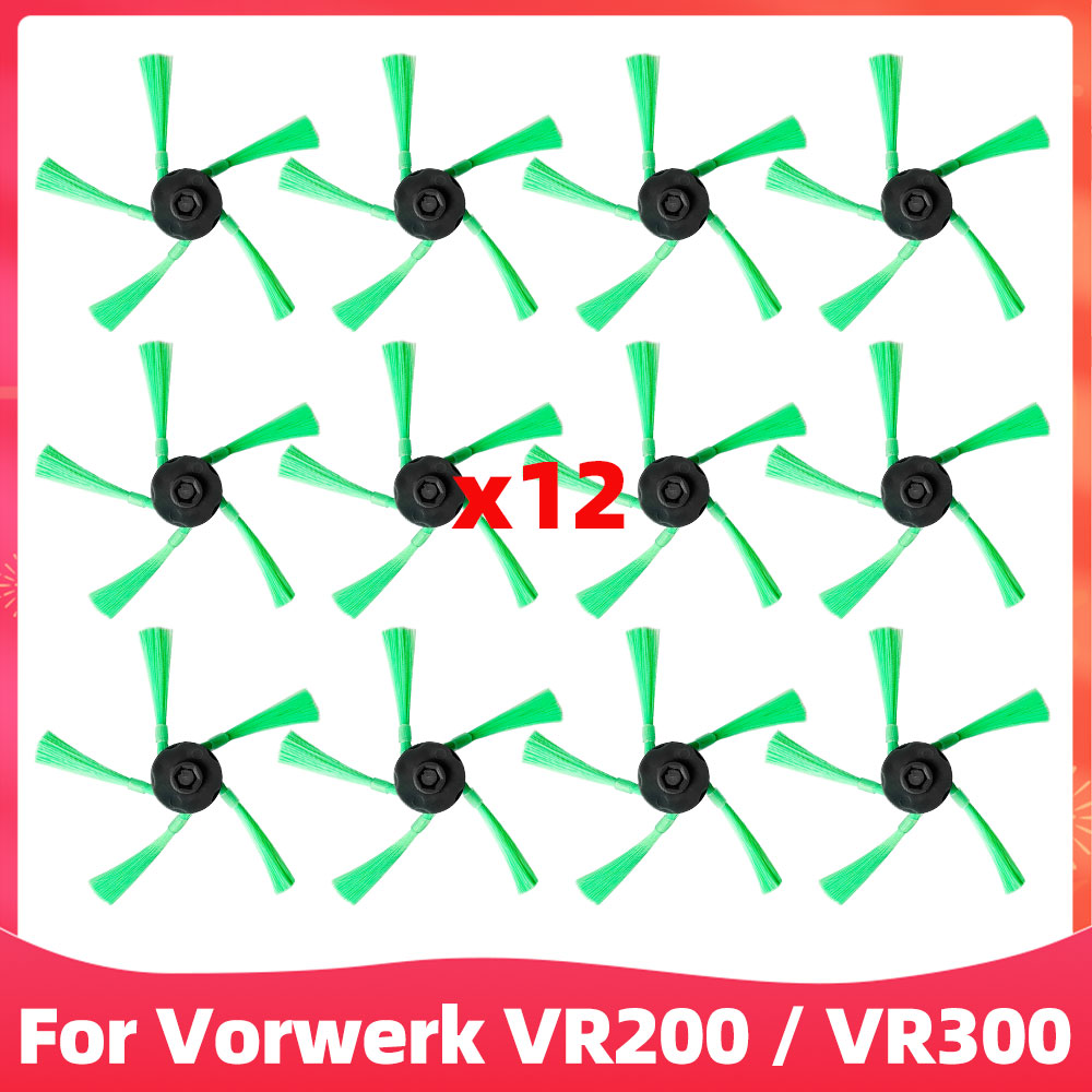 Passend für Höhle Vorwerk VR200 / VR300 Staubsauger: Ersatzteile für sterben Hauptgummiwalzenbürste, seitliche Drehbürsten, HEPA-Filter.: Orange