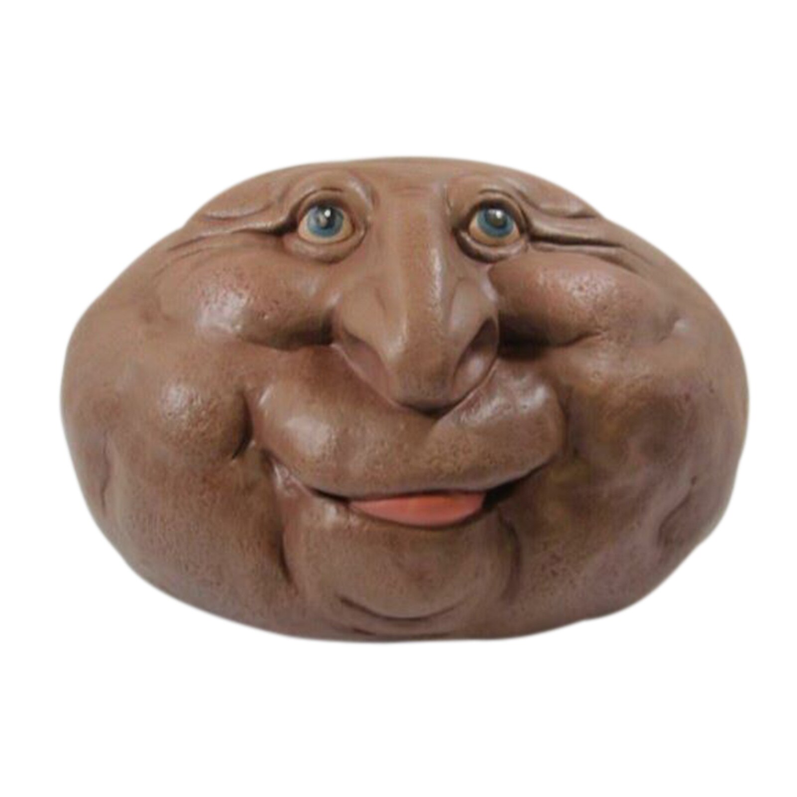 Rock cara jardín arte esculturas de resina místico jardín piedras para interior exterior Patio porche casa decoración . Exclusivo.: White