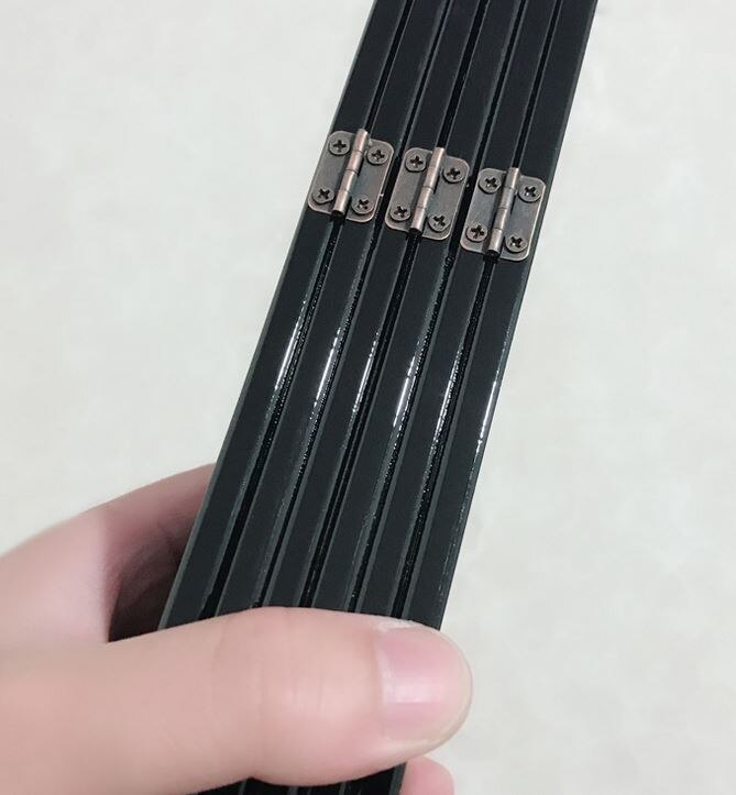 Small screen antique lacquer screen decoration Tang Bohu Chinese classical traditional handmade crafts and: No Gift box