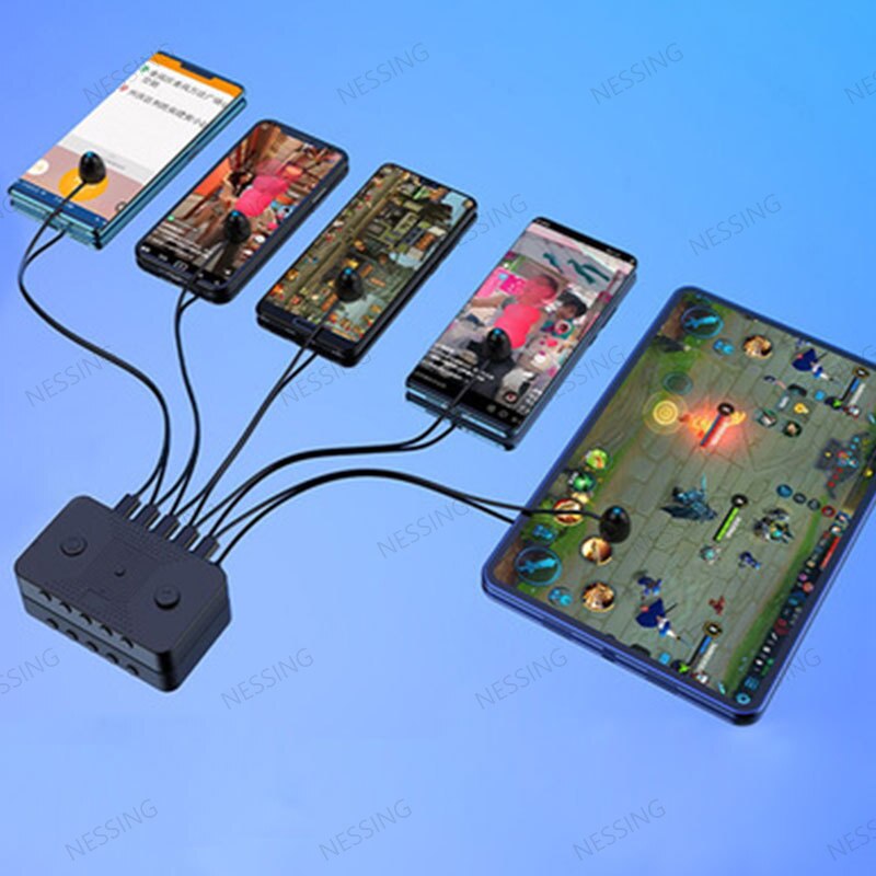 Universal Screen Clicker Mute Phone screen auto clicker physical linker Game Screen Touch Automatic connection For Android IPad8: 5 clicker