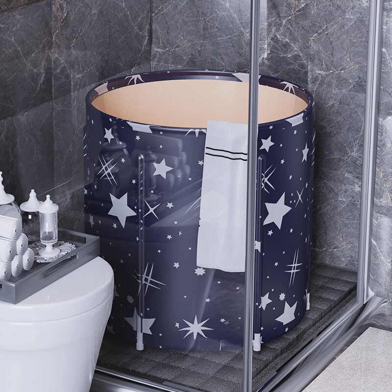 Household Folding Bath Barrel Bath Barrel Adult Bath Barrel Bath Barrel Bath Barrel Thicker Bath Barrel Bath Artifact