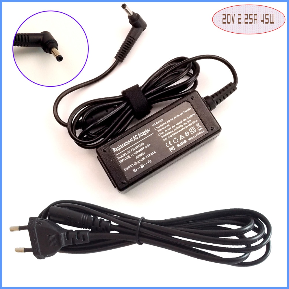 Laptop netbook ac adapter voeding lader 20 v 2.25a voor lenovo ideapad 110 80t70011us 80t70012us 100-15iby 100-14ibd
