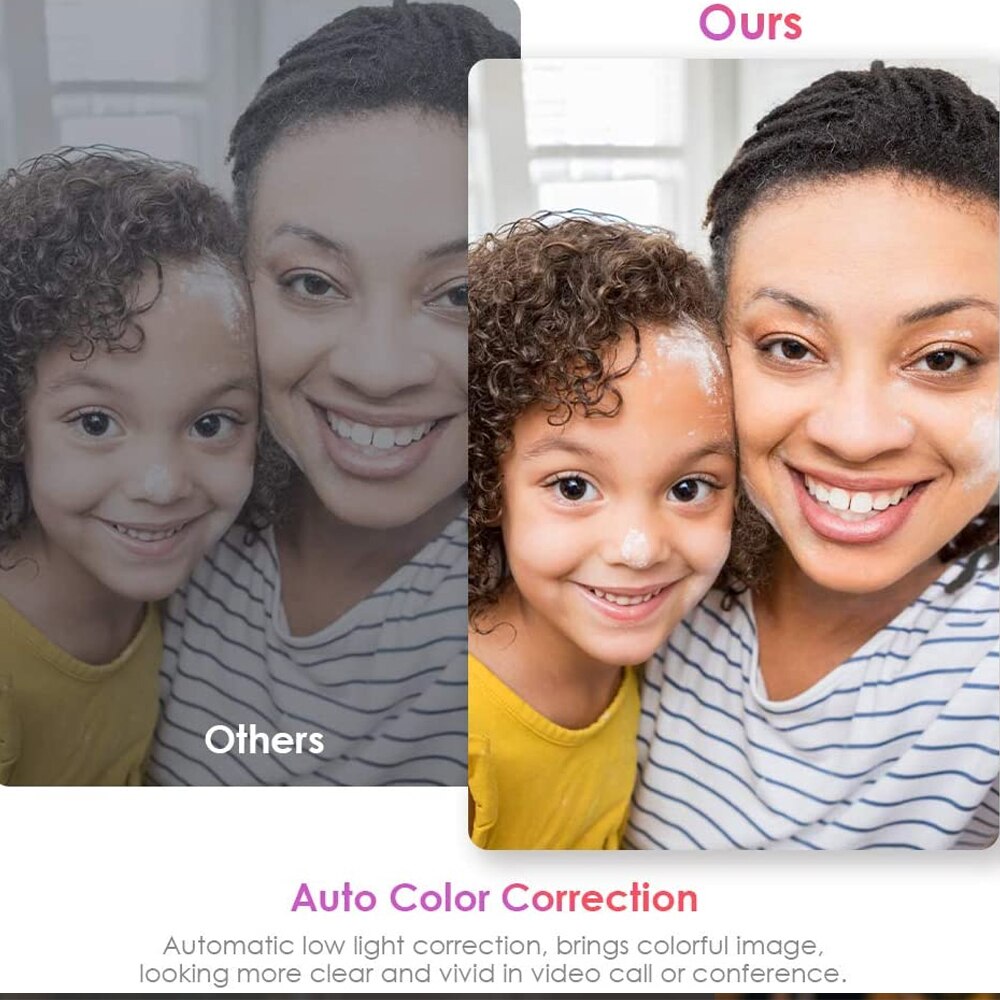 1080P HD USB 2.0/3.0 Webcam with Bulit-in Microphone For PC Desktop Video Camera for Telework Studying Conference Recording