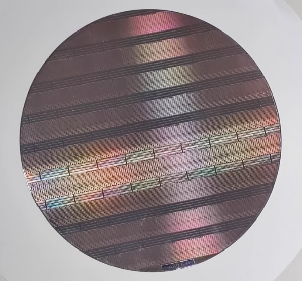 Chip de circuito de litografía de oblea de CPU de oblea de 12 pulgadas, 8 pulgadas y 6 pulgadas, Chip de prueba de enseñanza de oblea Semiconductor: Lavanda
