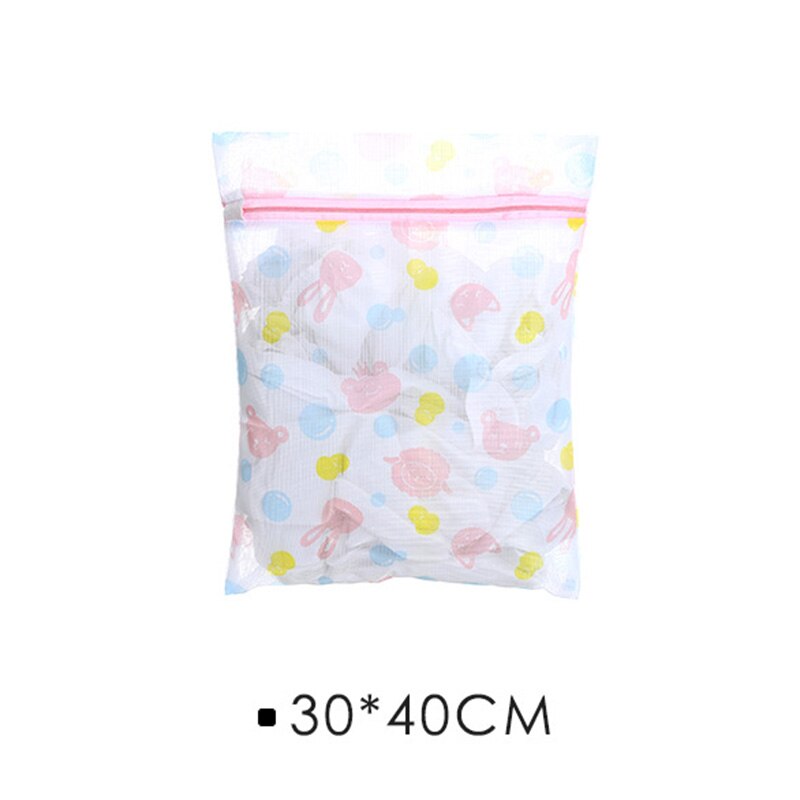 1Pc Laundry Bags Clothes Washing Machine Laundry Bra Clothes Washing Bag Bra Underwear Organizer Bag Protection Net Mesh Bags: 30x40cm
