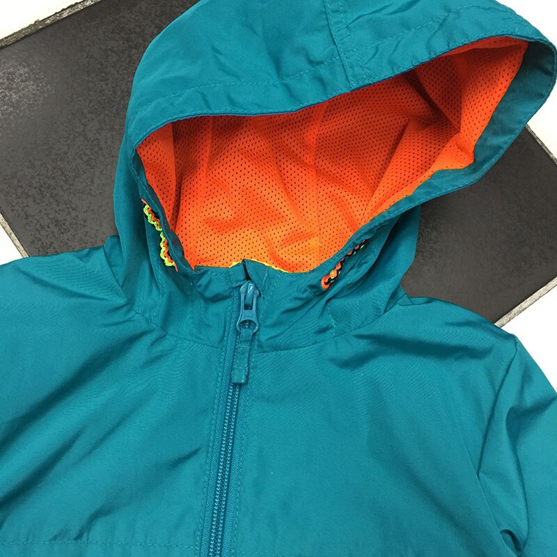 Children/Kids/Boys Blue Windproof Spring Jacket, Windbreaker with Cute Sile , size 9M to 5Y