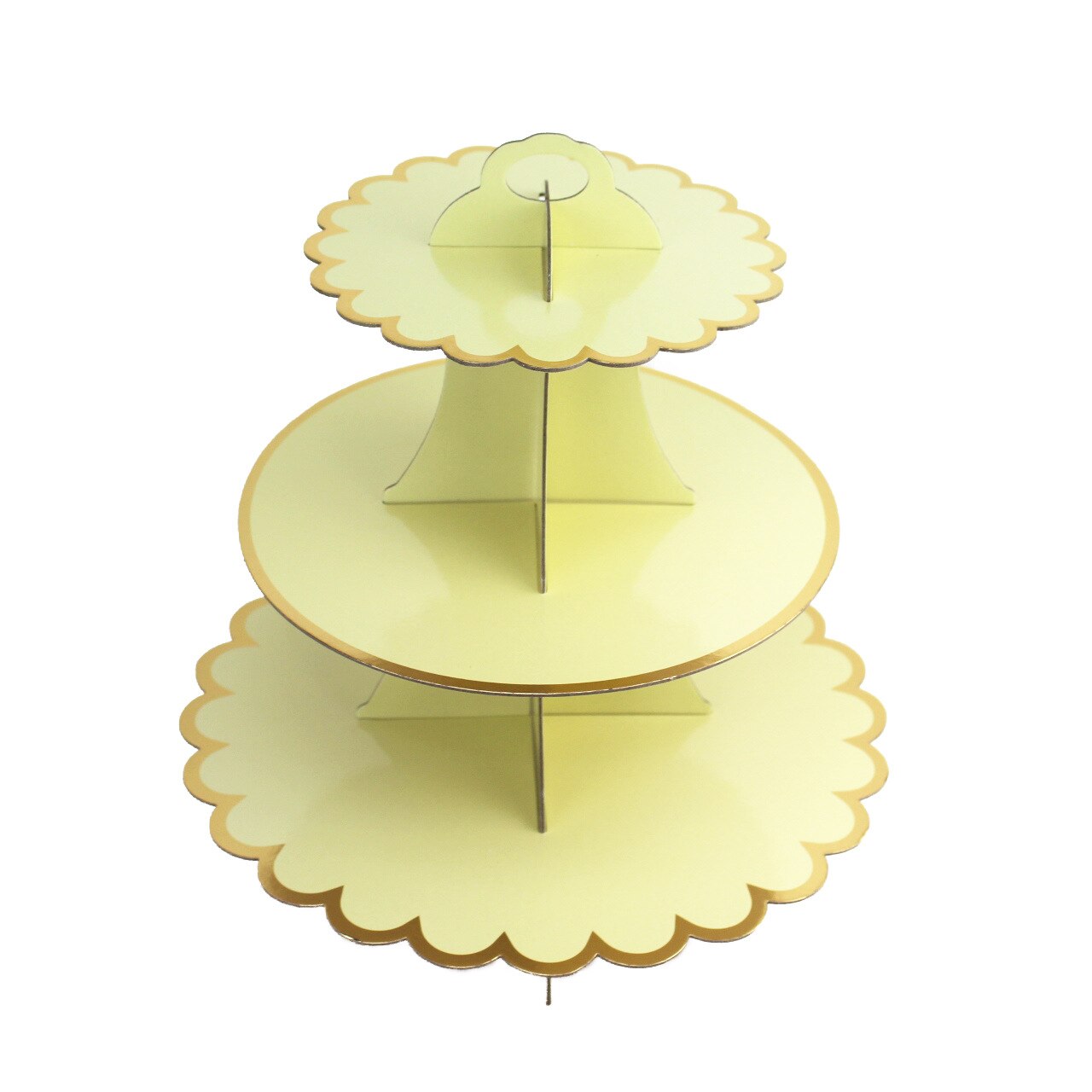 3- stöckiger cupcake-ständer, nachmittagstee, hochzeitsteller, partygeschirr, einweg-kuchenständer, turm, geburtstagsdekoration
