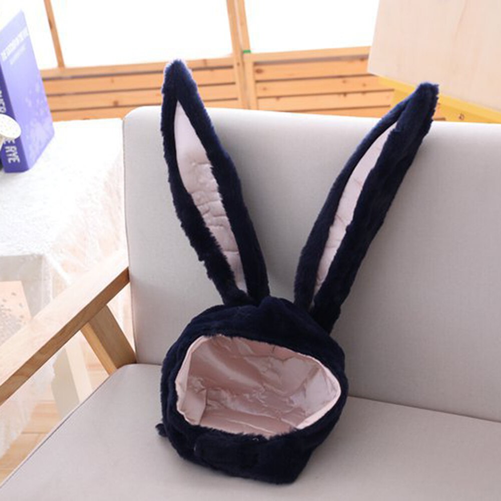 Japanese Cute Plush Funny Eastern Bunny Ears Cap Mask Adult Kids Halloween Party Cosplay Animal Hood Hat Winter Warm Costume