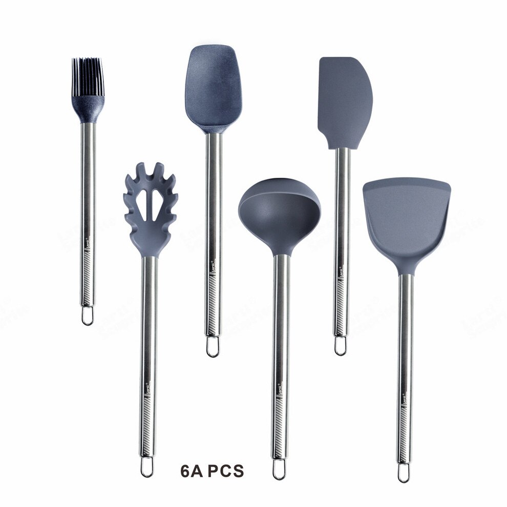 Silikon Küche Utensil einstellen nicht Stock geschirr Spatel Schaufel Löffel Dreher Kochen Werkzeug Wärme Beständig Cookwear Zubehör: Rot