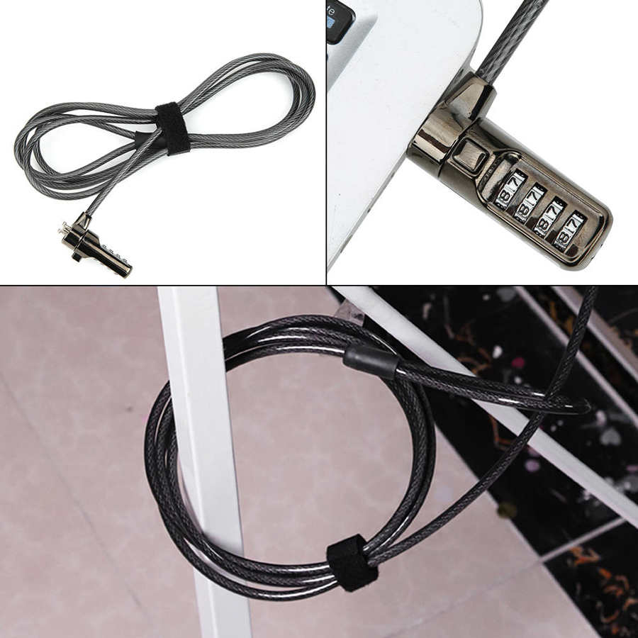 Extended Keyless Digital Anti theft Coded Combination Projector Lock for Laptop Computer