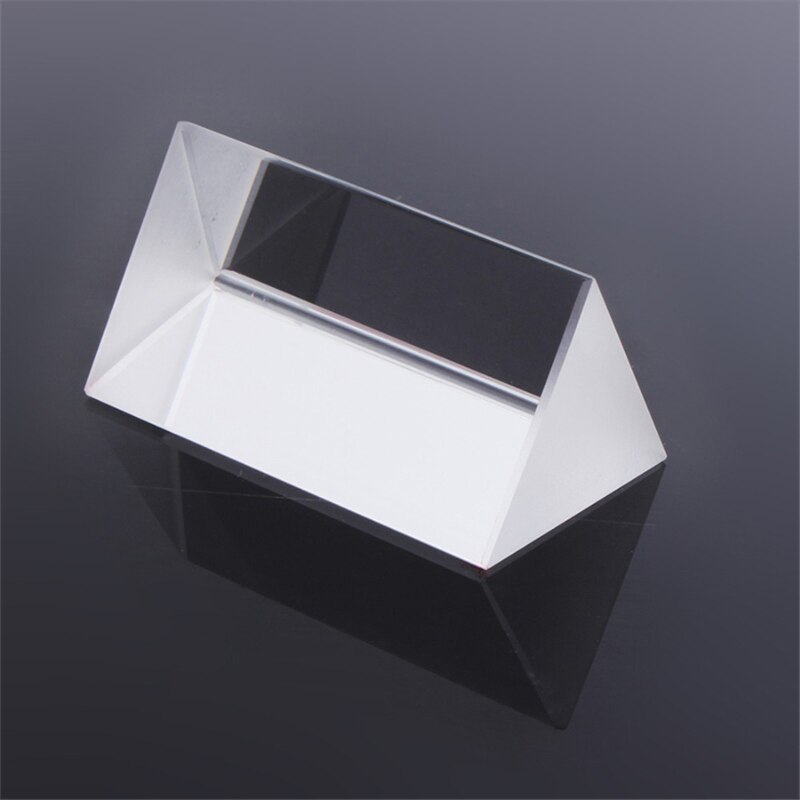 5cm Triangular Prisms Teaching Optical Glass Triple Physics Light Spectrum