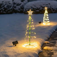 Solar--Weihnachtsbaum-Lichterkette für Höhle Außenbereich, Garten, LED-Lichterkette, IP65, Sternlicht, dekorative Lichter für sterben Weihnachtsdekoration: Blau