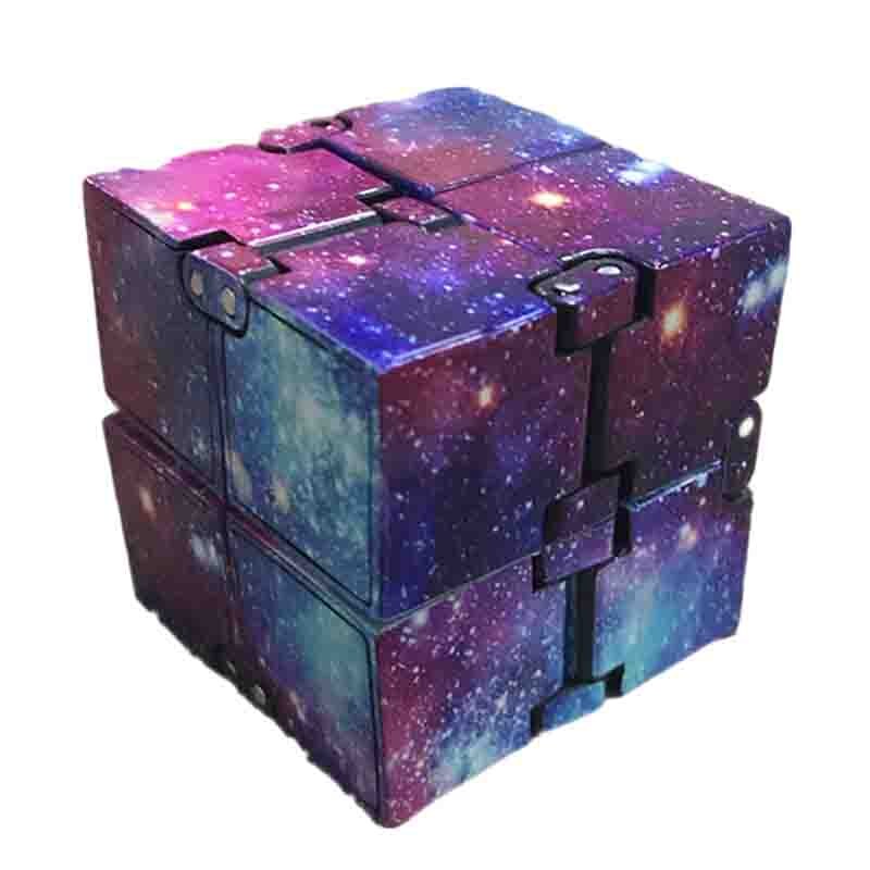 Infinite Cube Toys Relieve Stress and Anxiety for Children and Adults Magic Reliever Autism Toy Relax Toy: Starry sky