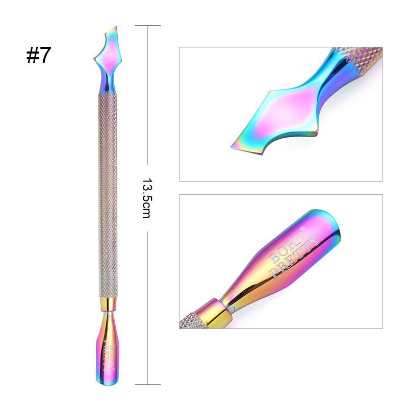 BORN PRETTY 1 PC Nail Art Tool Nipper Nail Cuticle Scissor Dead Skin UV Gel Remover Pusher Nail Stamper