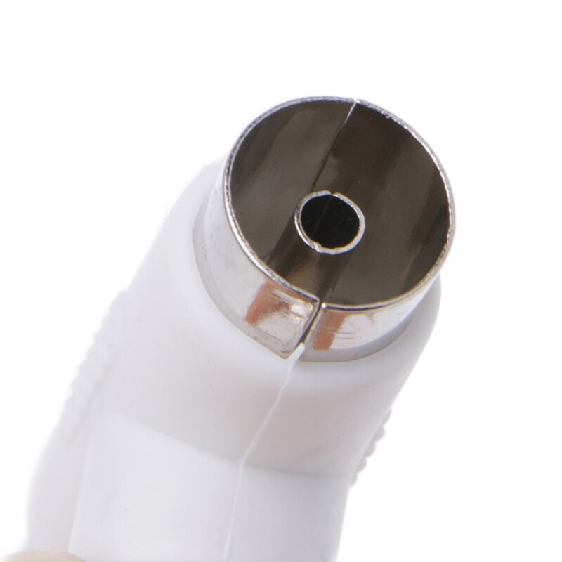 2 -vejs tv t splitter antenne koaksialkabel han  to 2x hun stik adapter