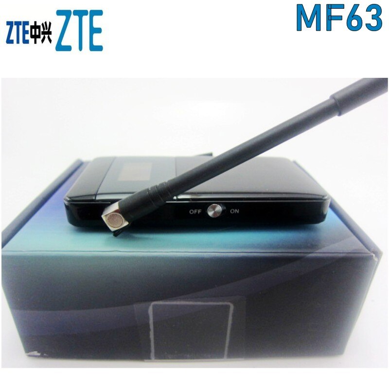 Ulåst brugt zte  mf63 hspa + 21.6 mbps 3g trådløs router 3g umts mobillomme wifi bredbånd 3g simkort mifi router pk  mf65